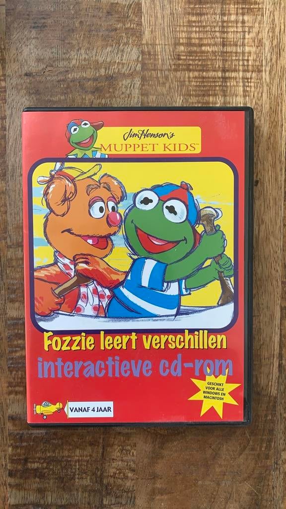 Muppet Kids: Fozzie leert verschillen interactieve cd-rom, Puzzel en Educatief, Gebruikt, 1 speler, Ophalen of Verzenden
