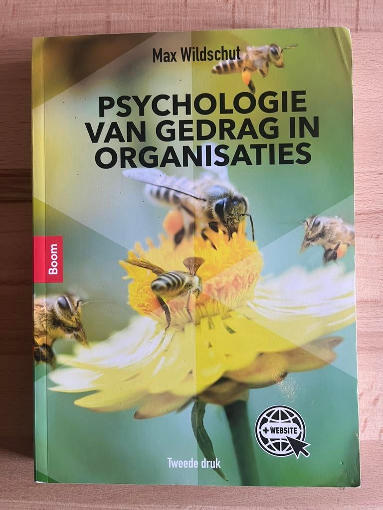 Psychologie van gedrag in organisaties, Wildschut, Ophalen of Verzenden, Alpha, Zo goed als nieuw, HBO