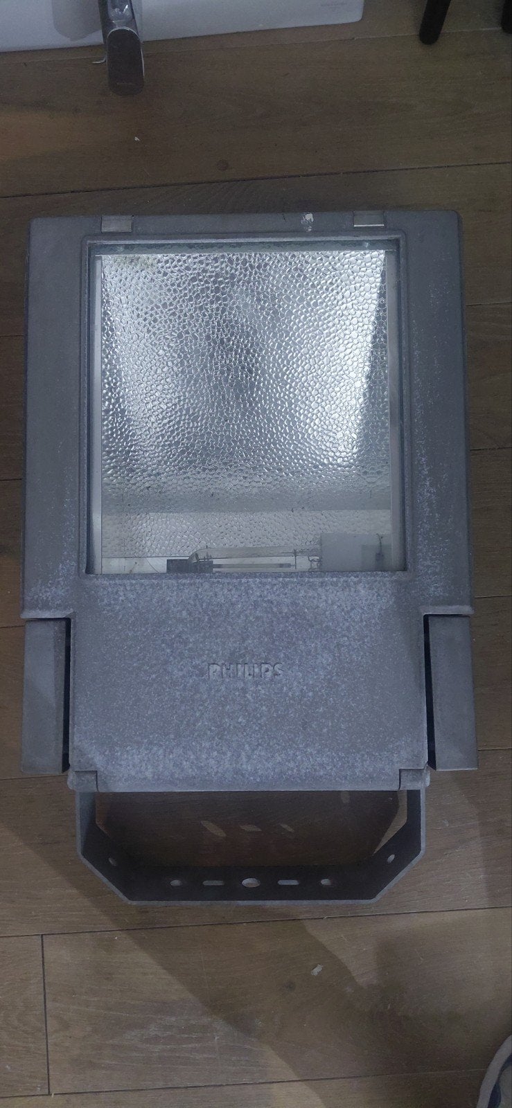 vintage industiele stadionlamp, Ophalen of Verzenden, Metaal, Industrieel, Minder dan 100 cm