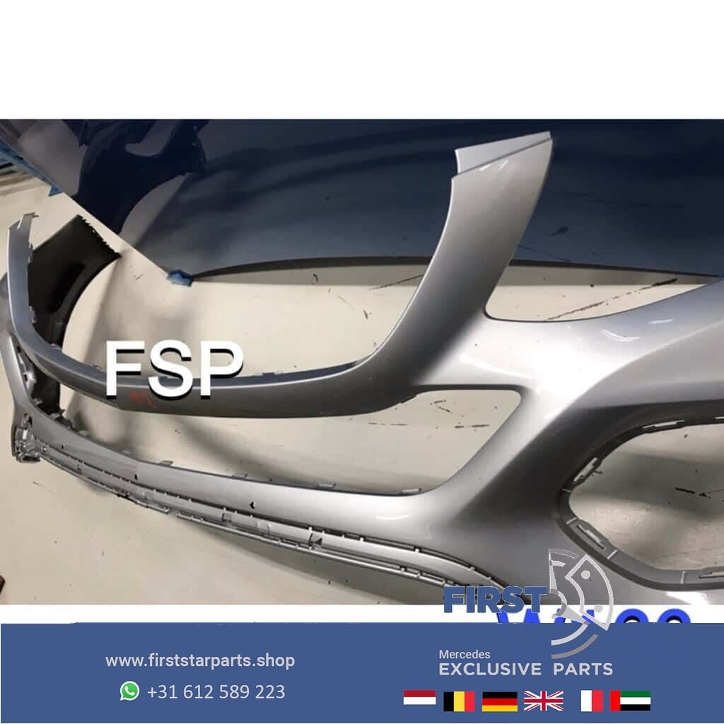 W166 ML GLE Voorbumper zilver grijs origineel Mercedes / Fac, Gebruikt, -, Voor, Ophalen of Verzenden