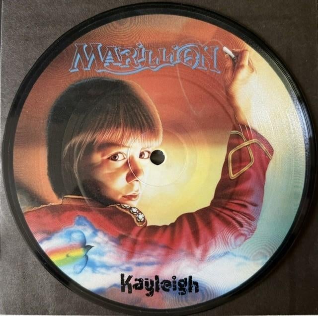Marillion - Kayleigh 7" picture disc, Cd's en Dvd's, Vinyl | Rock, Picture disc, Ophalen of Verzenden, Gebruikt, 7 inch