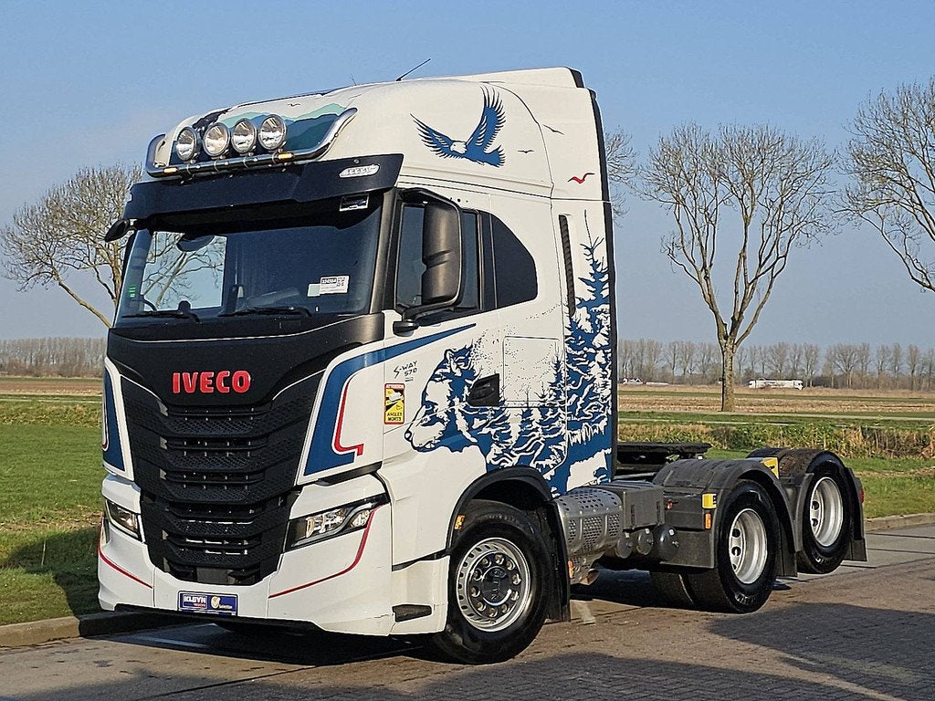IVECO S-WAY AS260S57 570 6x2 intarder, Automaat, Euro 6, Iveco, Wit