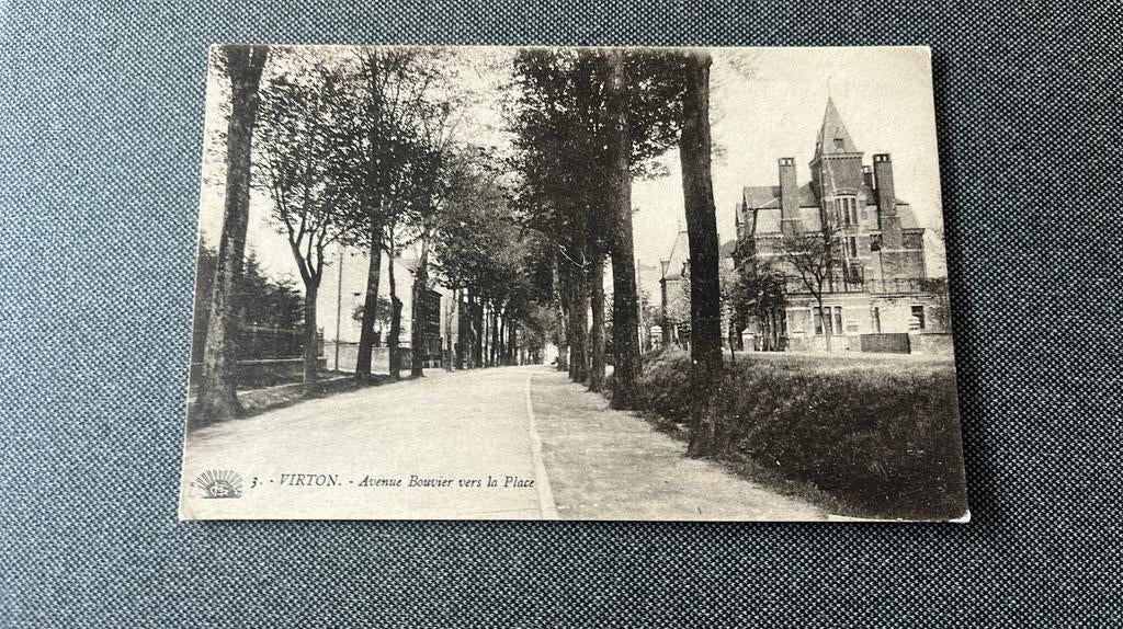 Virton Aveneu Bouvier vers la place, Ophalen of Verzenden, Voor 1920, Ongelopen, Luxemburg