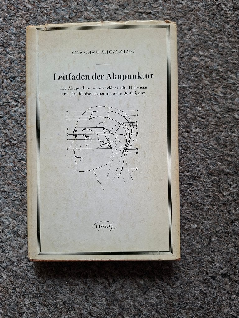 Leitfaden der Akupunktur/Gerhard Bachmann, Boeken, Wetenschap, Gelezen, Natuurwetenschap, Verzenden