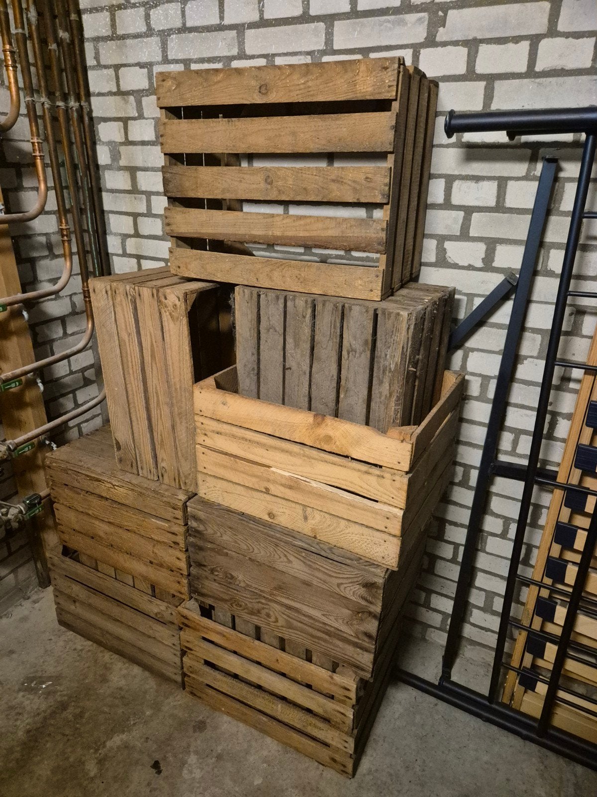 5 Fruitkistjes voor buiten - Ideaal voor decoratie/opslag, Ophalen, Minder dan 50 cm, Gebruikt, Minder dan 50 cm