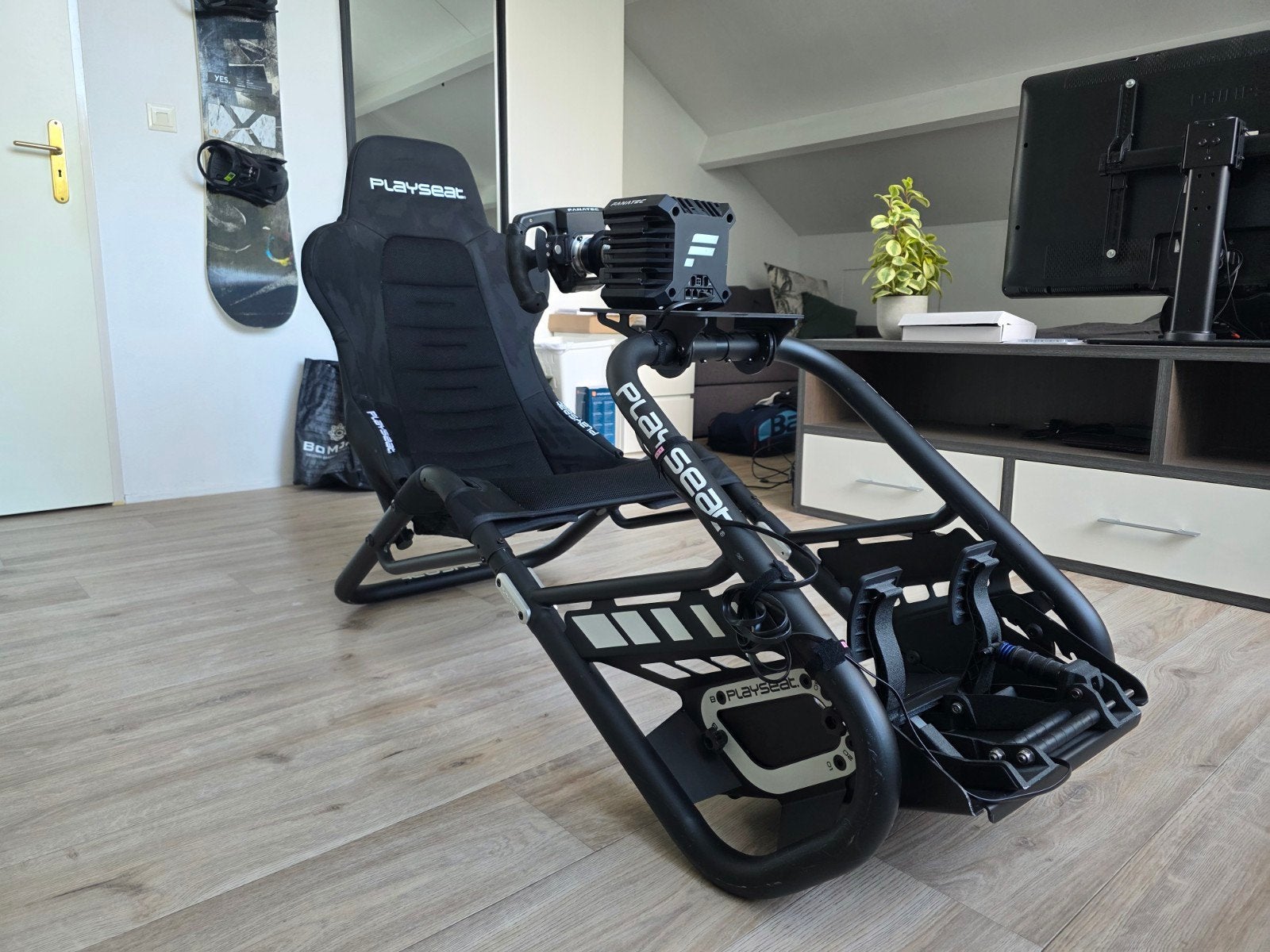 Simrace setup: PlaySeat Trophy + Fanatec 8Nm CSL kit, Spelcomputers en Games, Spelcomputers | Overige Accessoires, Ophalen, Racestoel