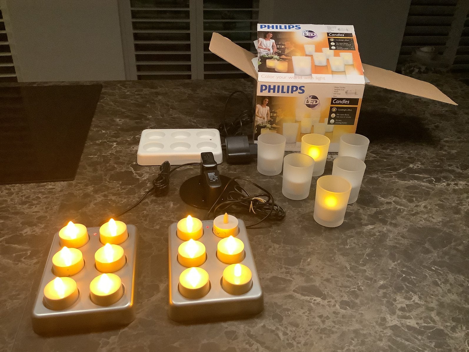 1doos WAXINE LICHTJES OPLAADBAAR nieuw en zgan, Ophalen of Verzenden, Zo goed als nieuw