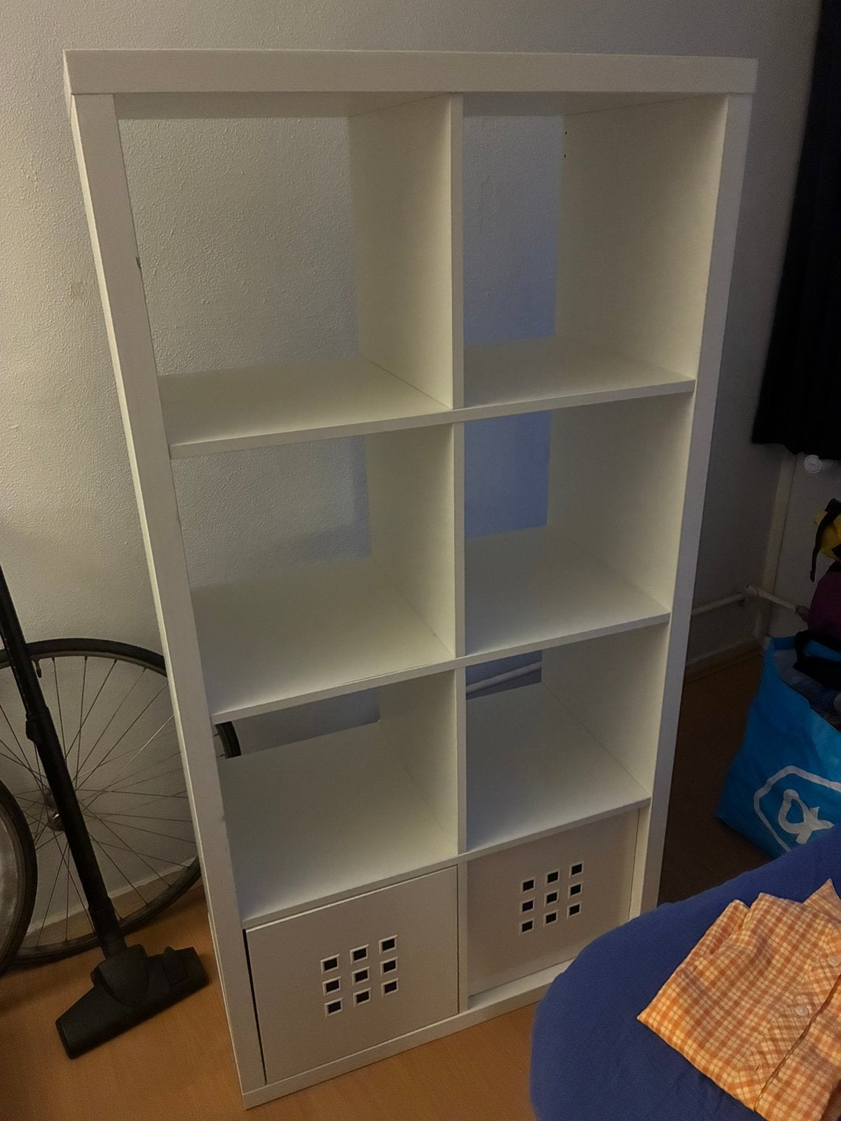Ikea Kalax Kast 8 vakken wit, Ophalen, Gebruikt, 25 tot 50 cm, Minder dan 100 cm