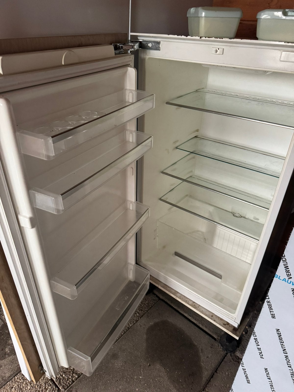 Gratis werkende koelkast, 200 liter of meer, Ophalen, Gebruikt, Zonder vriesvak