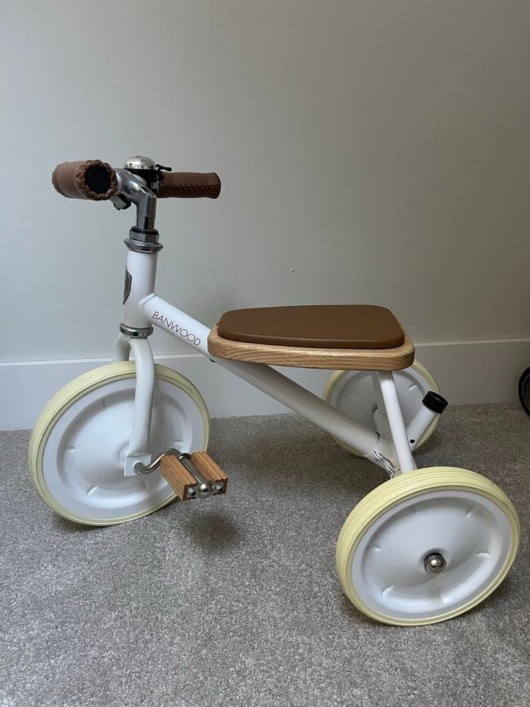 Banwood Loopfiets Wit - Kleine beschadigingen, ongebruikt, Ophalen, Gebruikt, Loopfiets