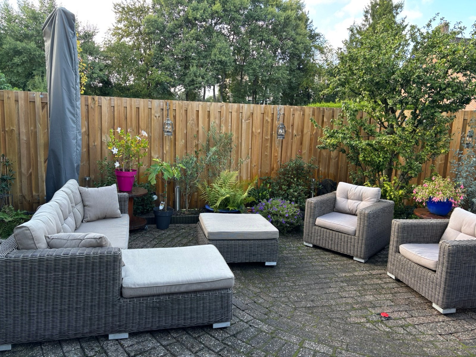 loungeset inclusief kussens