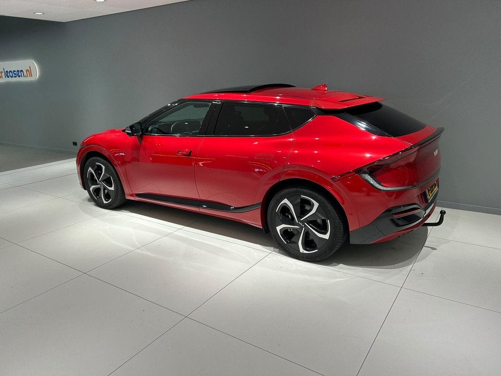 Kia Ev6 77,4kWh 325pk AWD GT-Line afn. trekhaak, Auto's, Kia, Automaat, 12 maanden, Gebruikt, Zwart