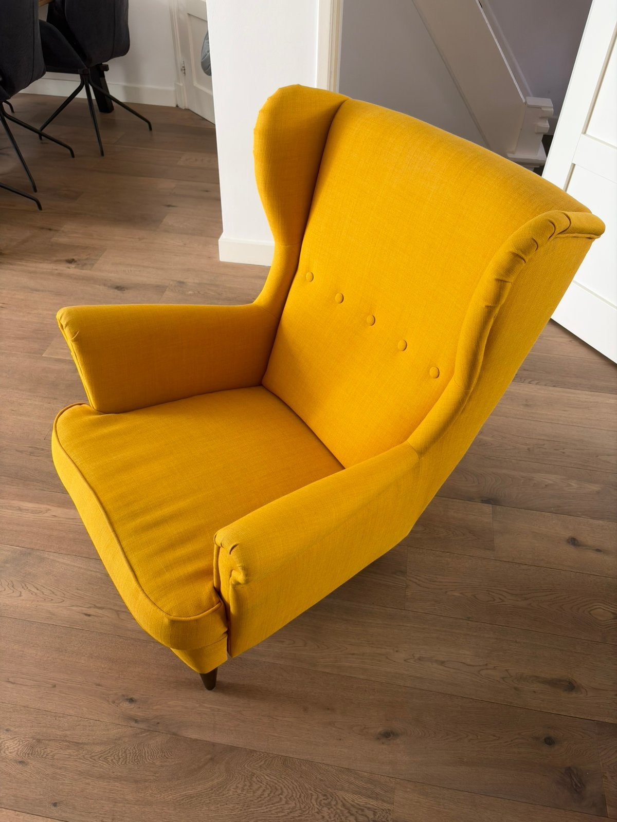 IKEA Strandmon fauteuil, Ophalen, Zo goed als nieuw, 75 tot 100 cm, 50 tot 75 cm