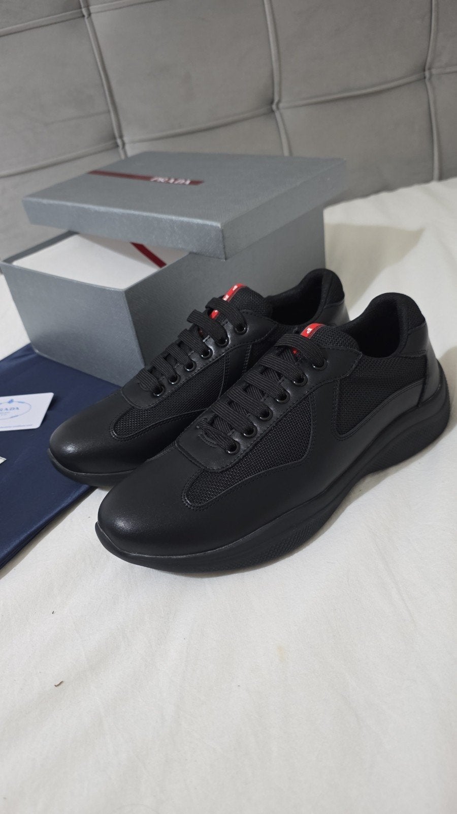 Prada America's Cup Sneaker zwart, Kleding | Heren, Schoenen, Ophalen of Verzenden, Nieuw, Zwart, Prada