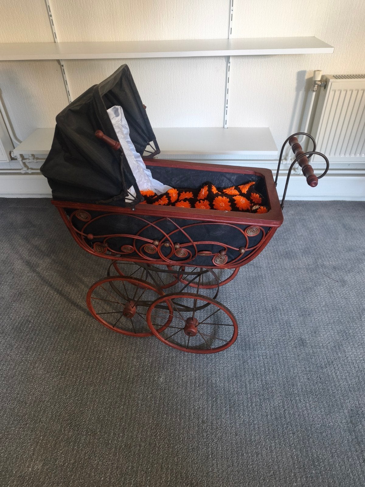 Decoratieve poppenwagen, vintage stijl, Ophalen of Verzenden