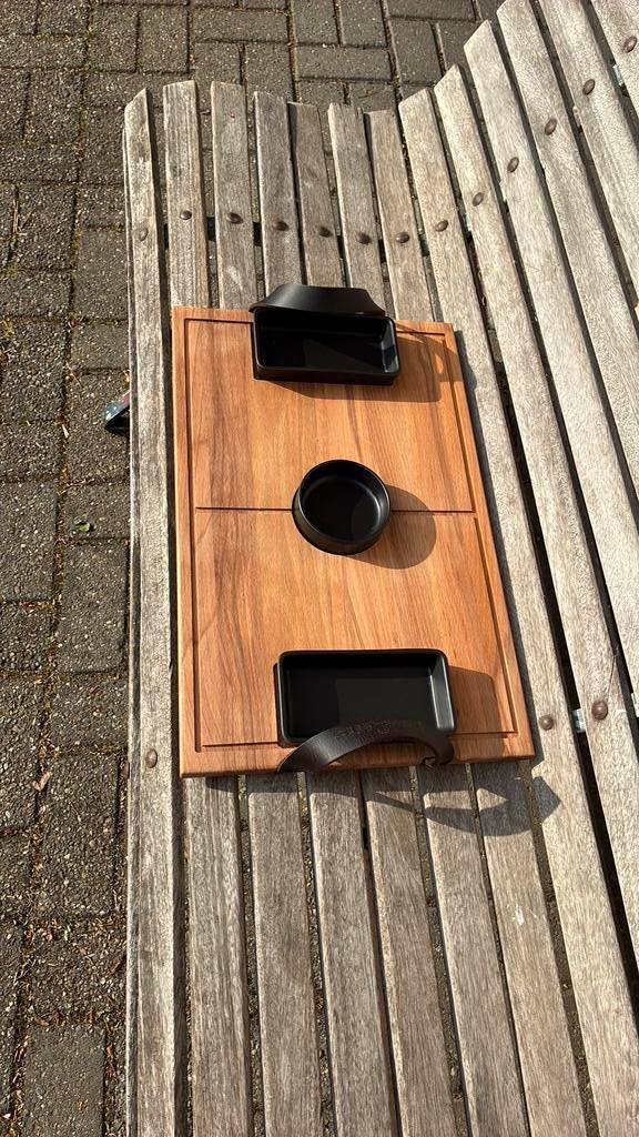 Houten serveer- blad, Dieren en Toebehoren, Ophalen of Verzenden, Zo goed als nieuw