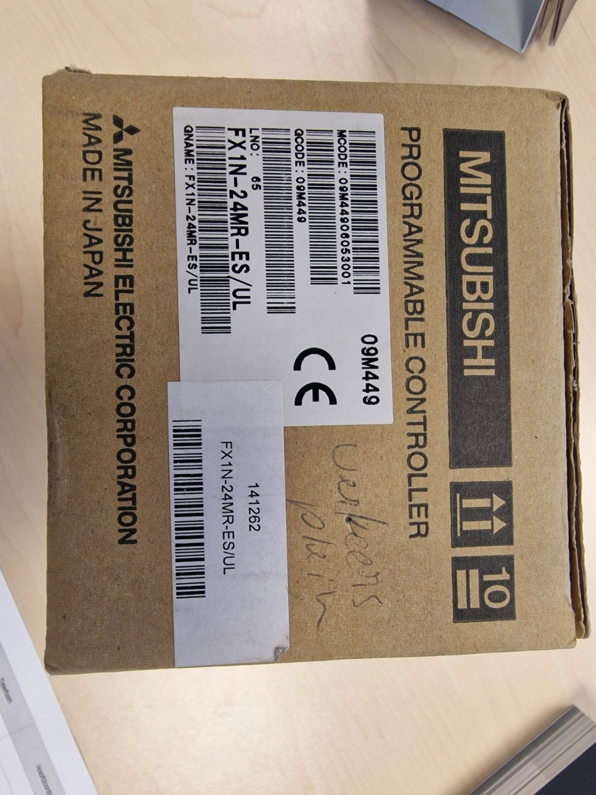 Mitsubishi MELSEC FX1N-24MR-ES/UL PLC Controller, Ophalen of Verzenden, Nieuw