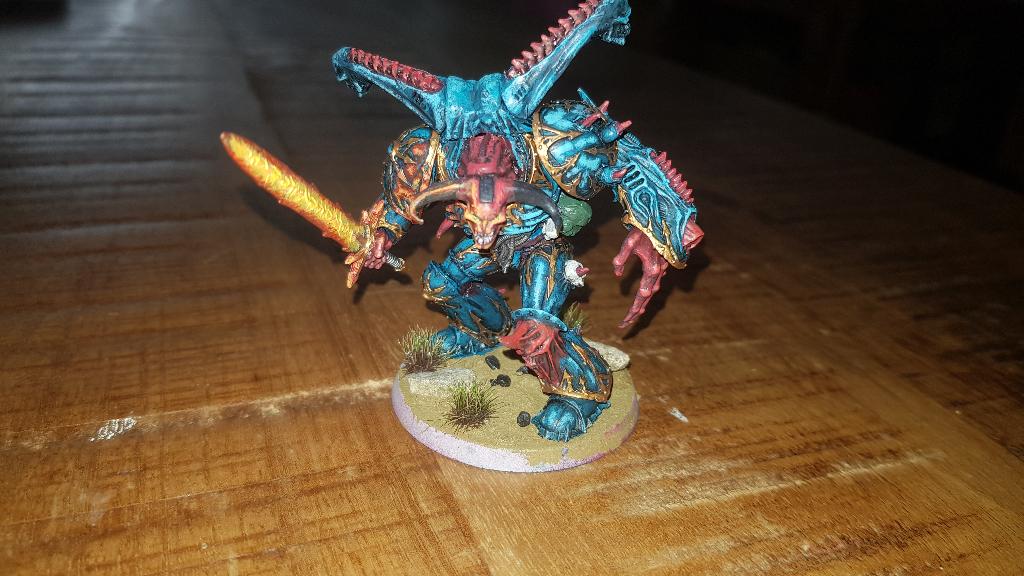 Warhammer demon prince metal, Hobby en Vrije tijd, Wargaming, Gebruikt, Figuurtje(s), Warhammer, Ophalen of Verzenden