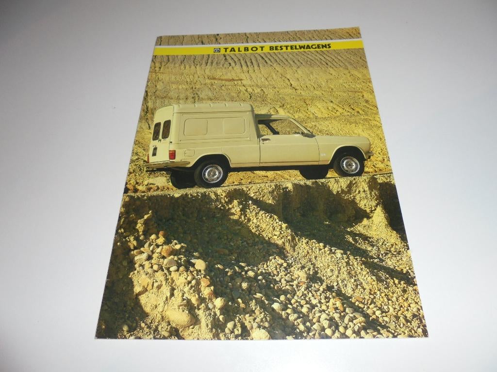 brochure Talbot bestelwagens  1985, Ophalen of Verzenden, Nieuw, Overige merken