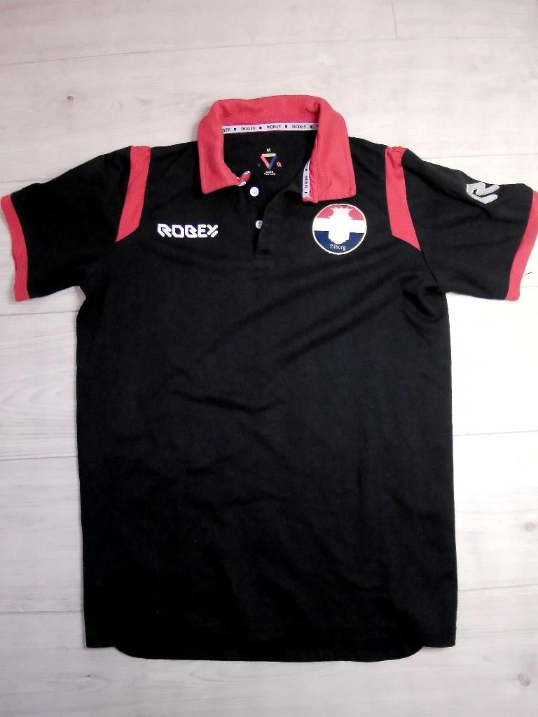 Robey Poloshirt Willem II rood/zwart maat S, Verzamelen, Verzenden, Zo goed als nieuw, Willem II, Shirt