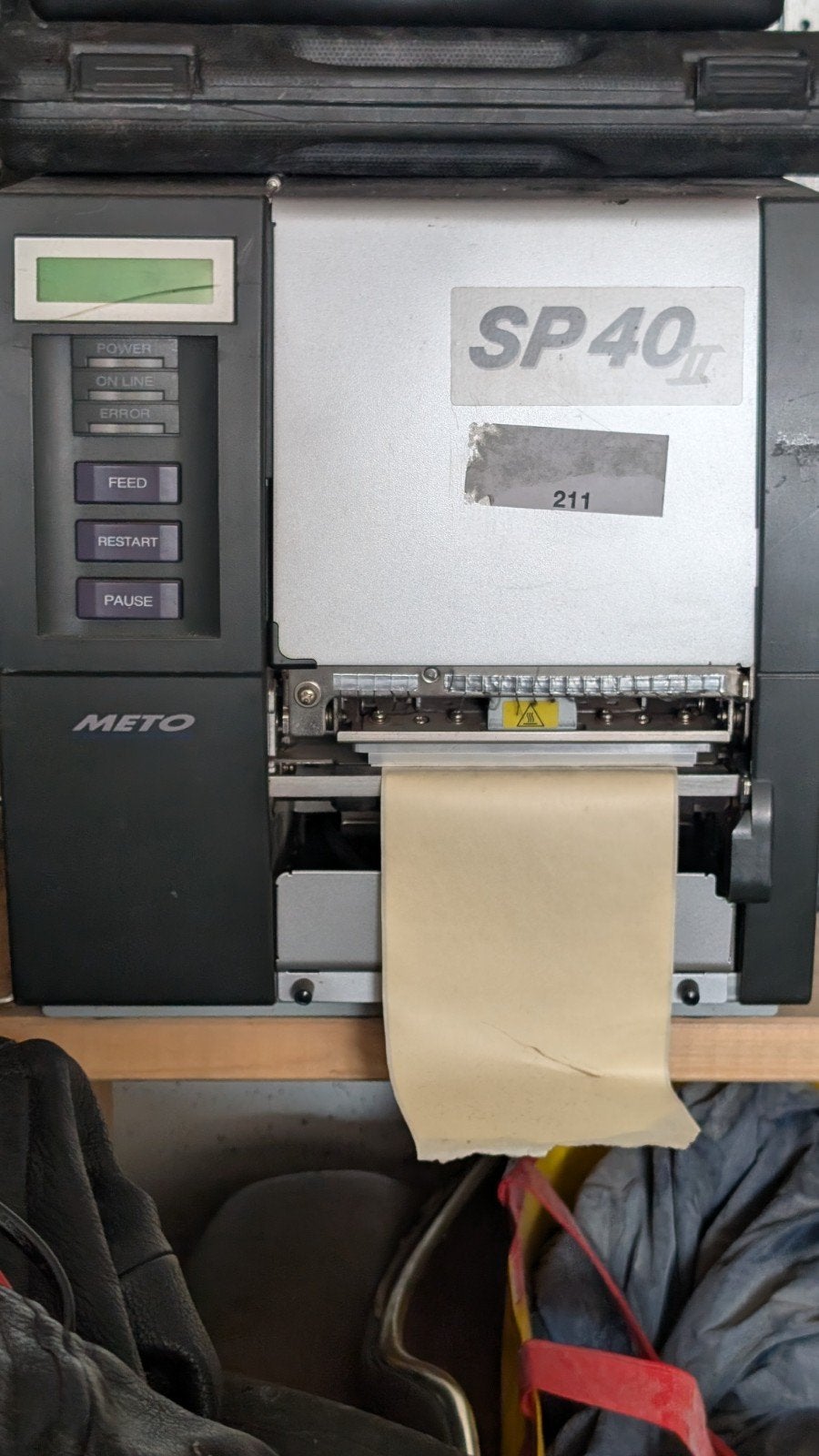 Meto SP40II Thermische Labelprinter - Gebruikt, Zwart-en-wit printen, Gebruikt, Printer, Ophalen of Verzenden