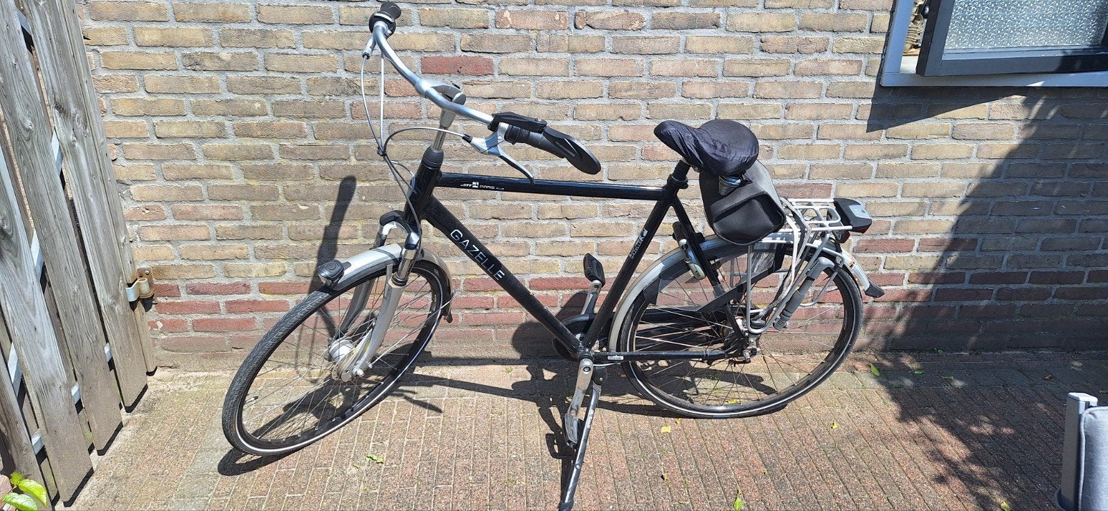Gazelle PARIS PLUS Herenfiets - Zwart, 61cm, Fietsen en Brommers, Fietsen | Heren | Herenfietsen, Ophalen of Verzenden, Gebruikt