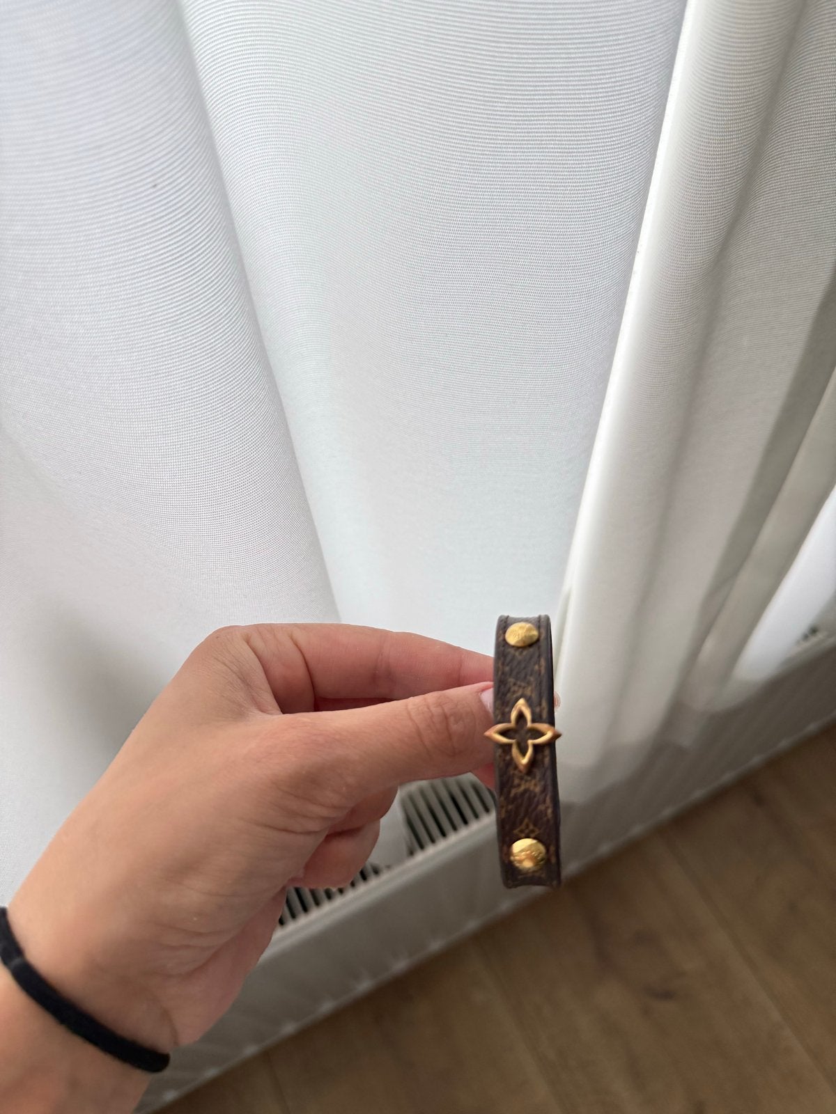Louis Vuitton Monogram Leren Armband, Ophalen of Verzenden, Zo goed als nieuw, Bruin, Leer