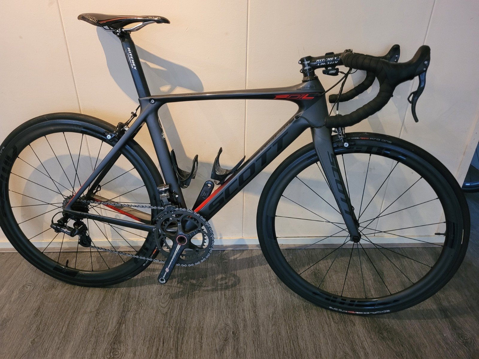 Scott Foil met Campagnolo Super Record EPS , 54 cm., Fietsen en Brommers, Fietsen | Racefietsen, Overige merken, Gebruikt, Carbon
