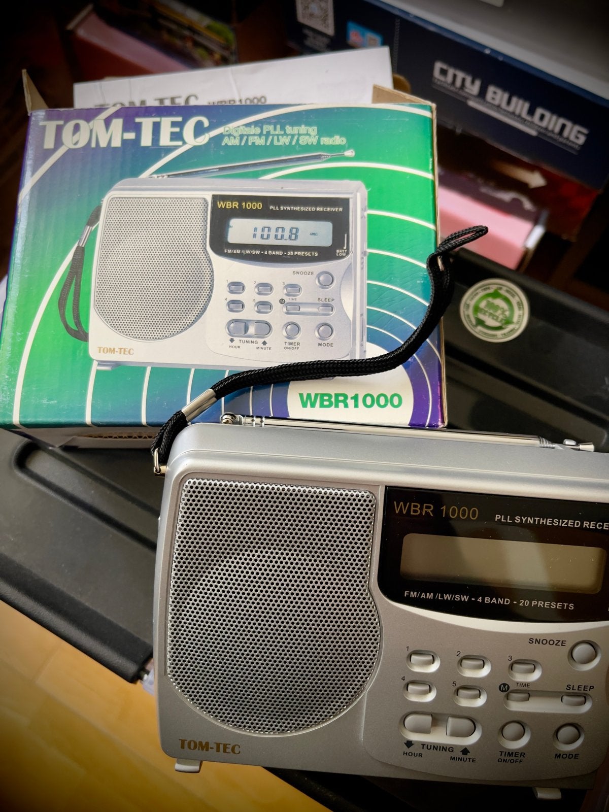 TOM-TEC WBR 1000 PLL Gesynthetiseerde Ontvanger Radio, Ophalen of Verzenden, Zo goed als nieuw, Transistorradio