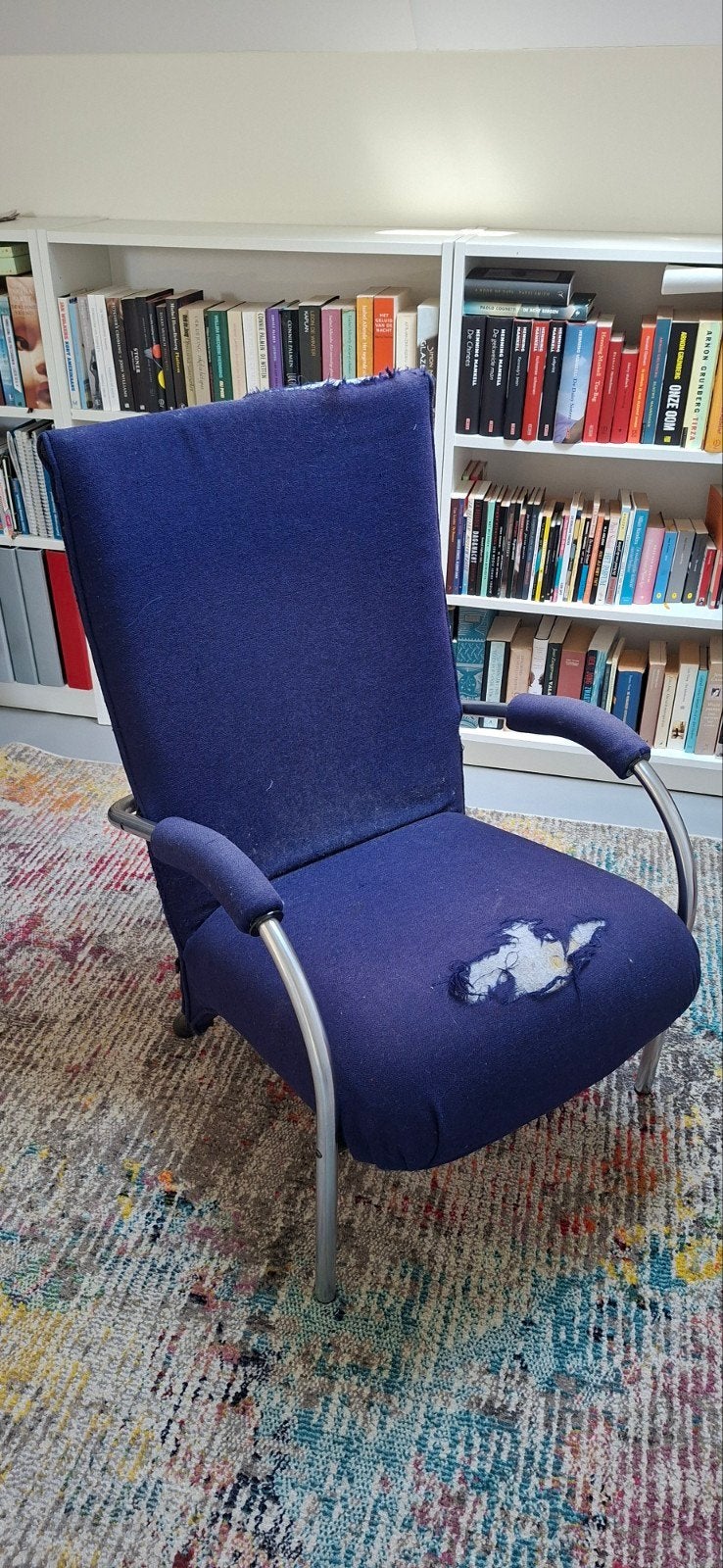 Opknappers!! 2 design fauteuils, Ophalen, 75 tot 100 cm
