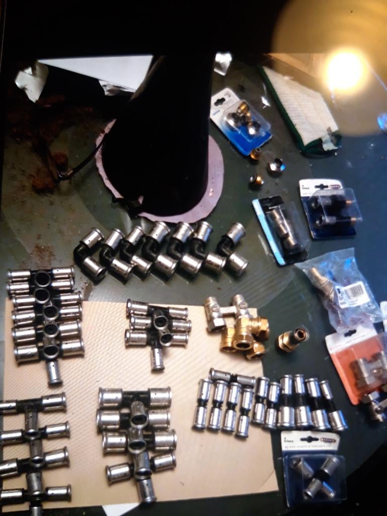 Henco koppelingen  50stuks, Overige materialen, Nieuw, Minder dan 2 meter, Rechte buis