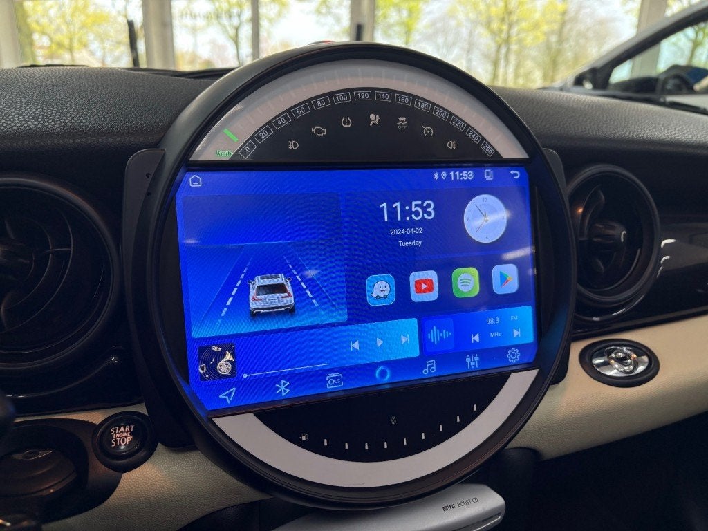 Mini CABRIO 1.6 PEPPER Leder Apple Android PDC ECC Airco Cru, Voorwielaandrijving, Euro 5, Gebruikt, Huisgarantie