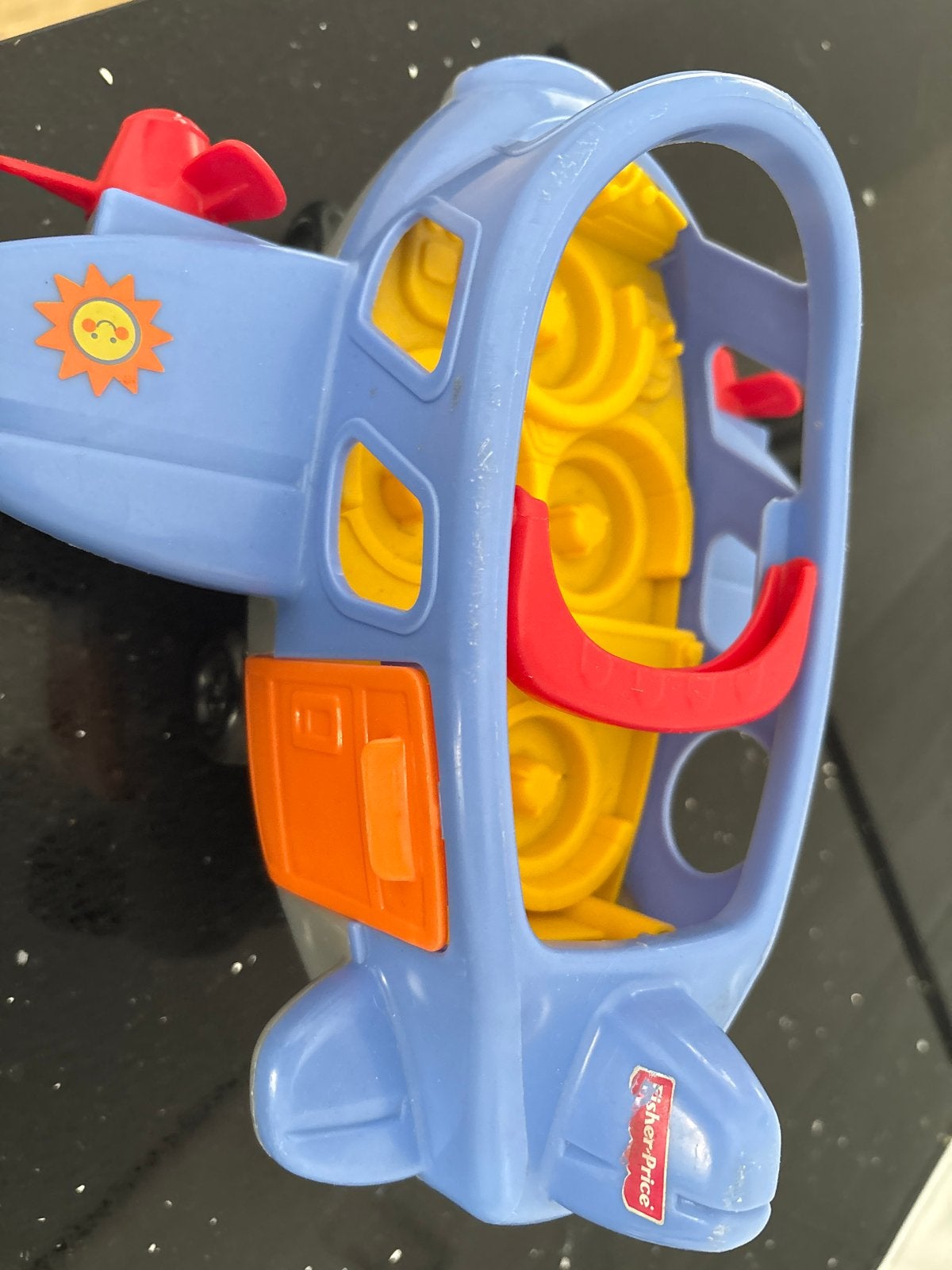 Fisher-Price Little People vliegtuig blauw, Kinderen en Baby's, Ophalen, Gebruikt, Auto of Voertuig