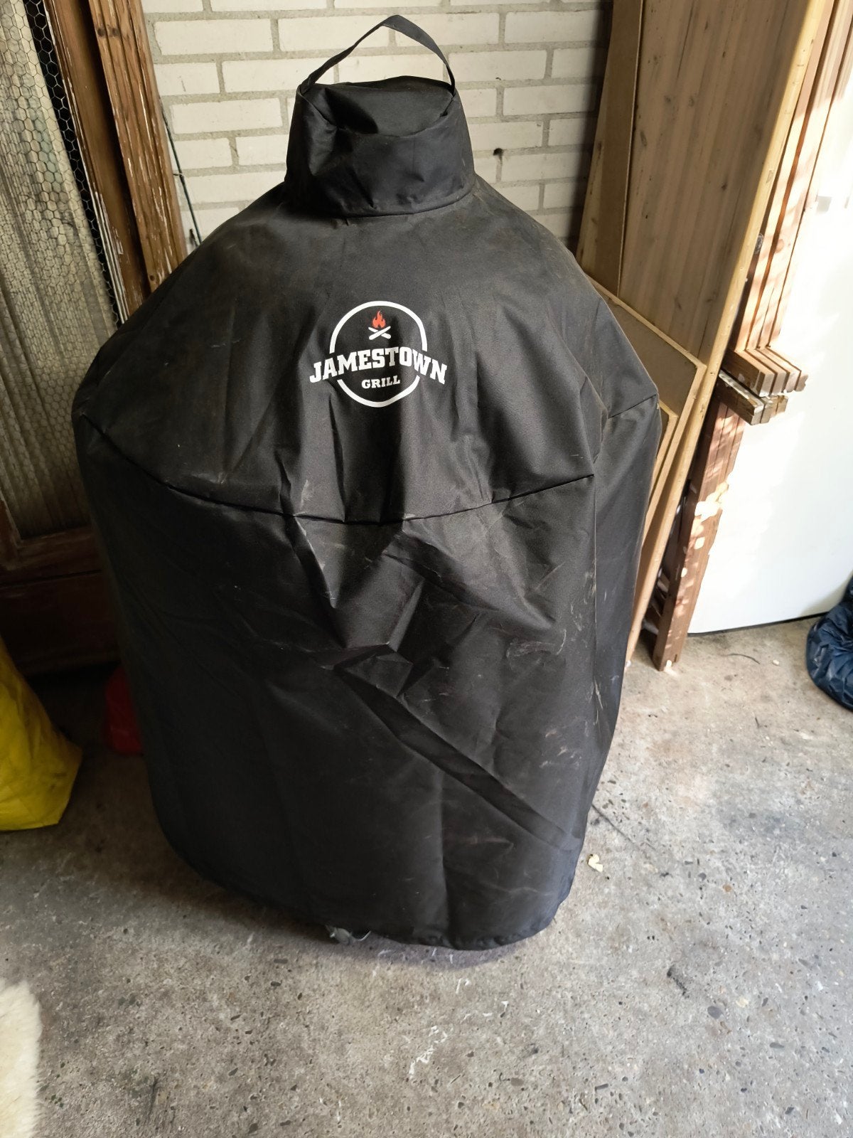 Kamado hoes 21 inch Jamestown Grill waterdicht, Ophalen of Verzenden, Gebruikt, Jamestown Grill