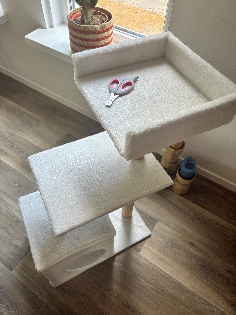 Kattenkrabpaal, transportbox, nagelschaartje, kattenbak, Dieren en Toebehoren, Katten-accessoires, Ophalen, Zo goed als nieuw