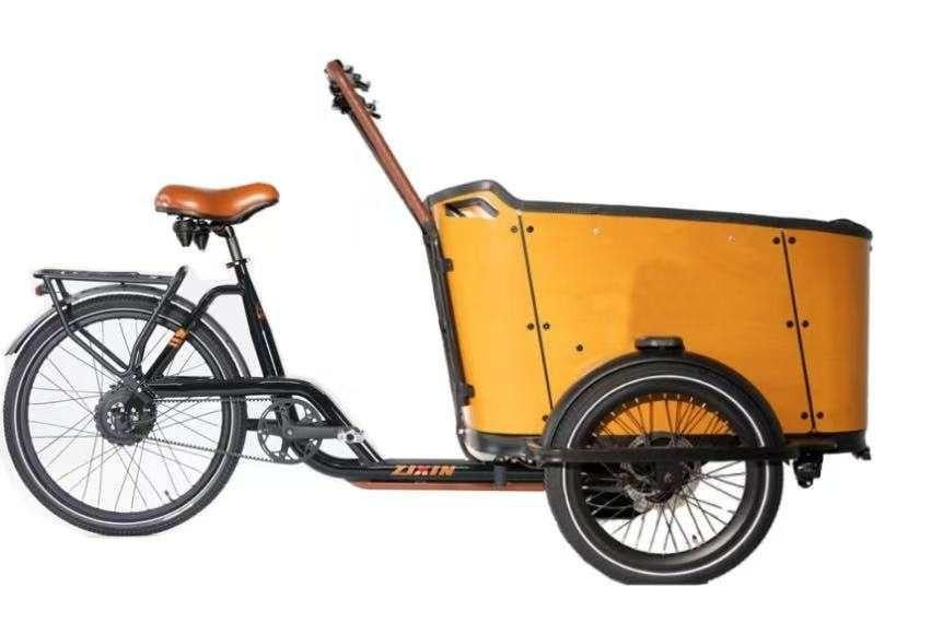 Nieuwe Electries Bakfiets met 2 zitplaatsen en schijfremmen, Overige merken, Nieuw, Ophalen of Verzenden, 2 kinderen