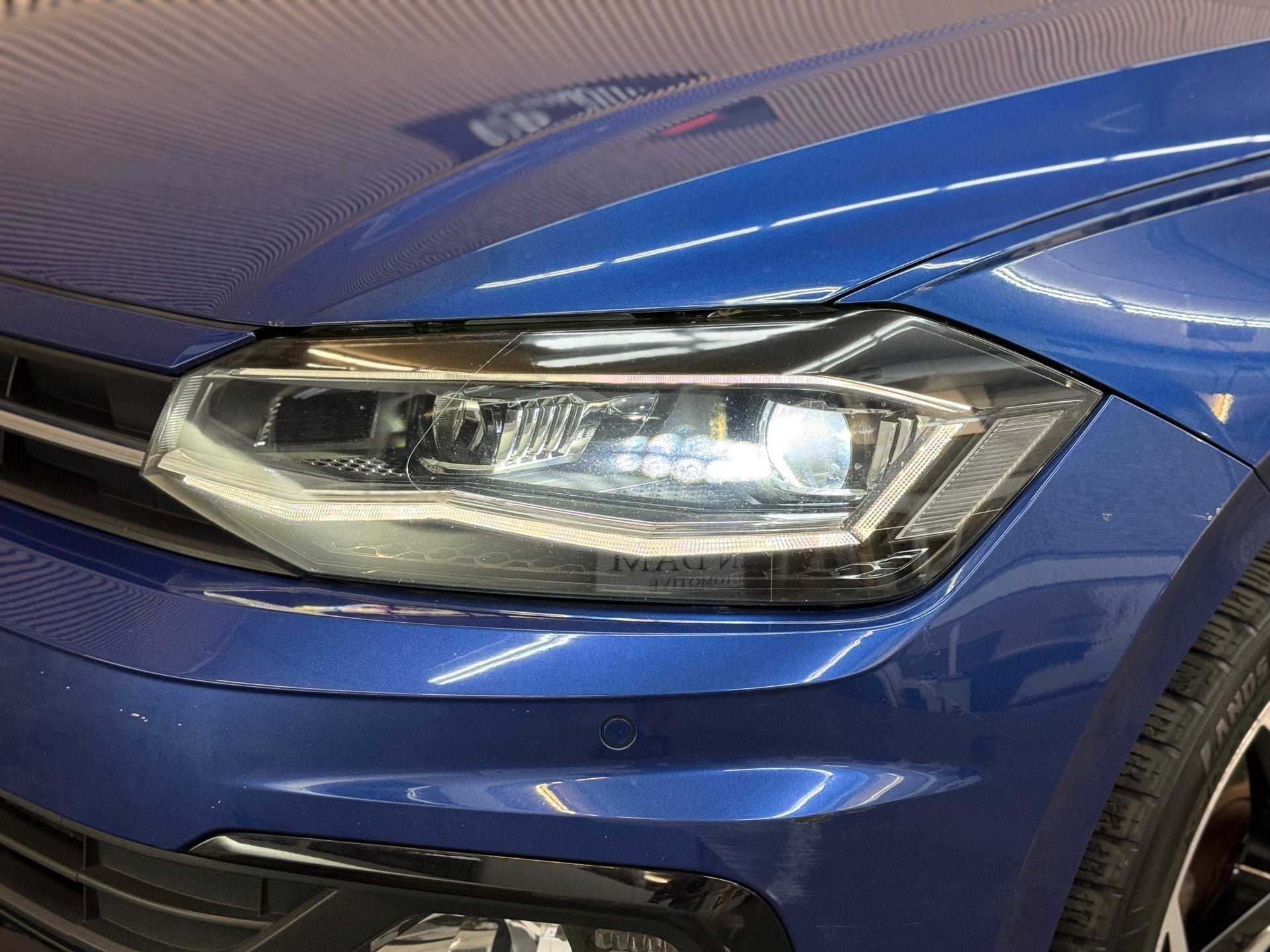 Volkswagen Polo 1.0 TSI R-L-line 2018 DSG VIRTUAL LED CAMERA, Auto's, Dealer onderhouden, Gebruikt, 95 pk, Blauw