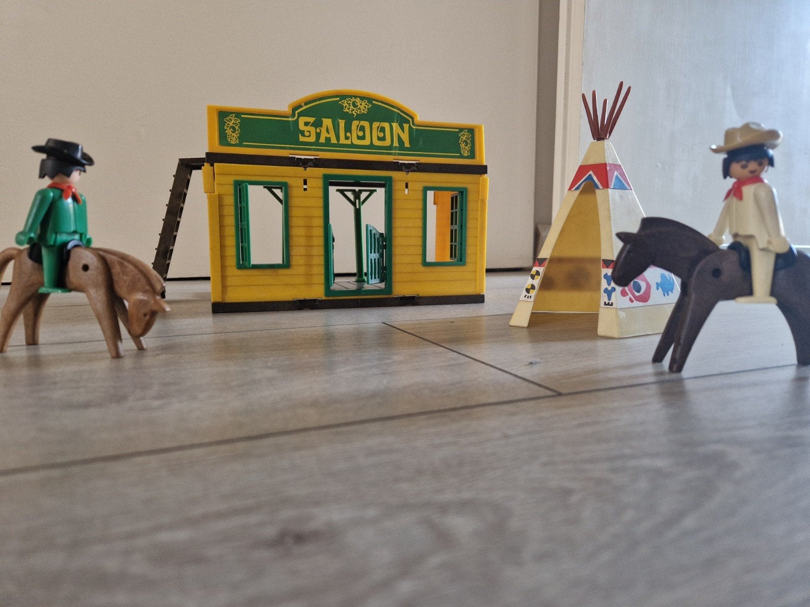 Playmobil Western Saloon - Gele Saloon (Incompleet), Ophalen, Gebruikt, Complete set, Country
