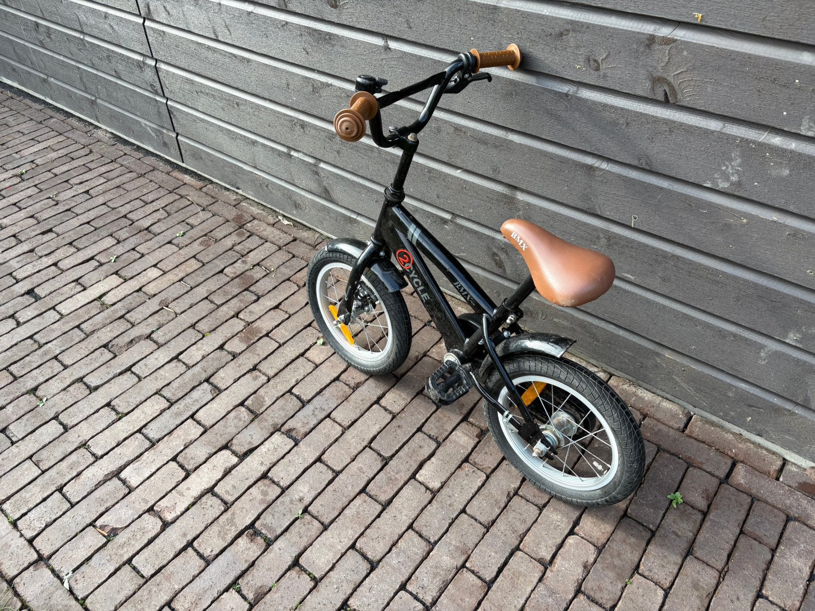 Leuke BMX fiets te koop voor 3-4 jaar, Fietsen en Brommers, Ophalen, Zo goed als nieuw, Minder dan 16 inch