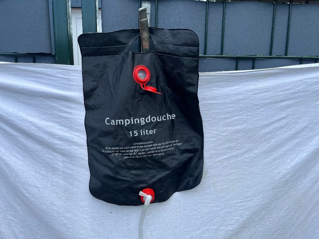 Camping douche zak 15 liter, Ophalen of Verzenden
