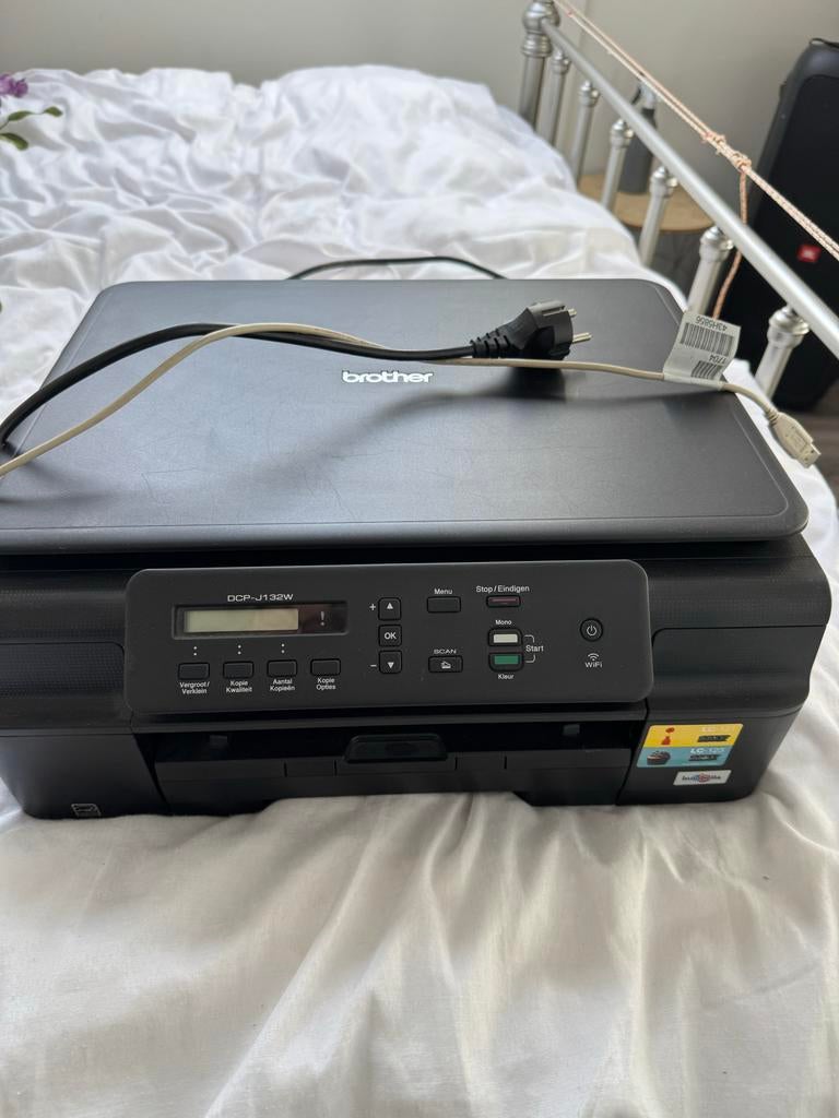 Brother DCP-J132W printer, Computers en Software, Printers, Ophalen, Gebruikt, Kopieren, Inkjetprinter