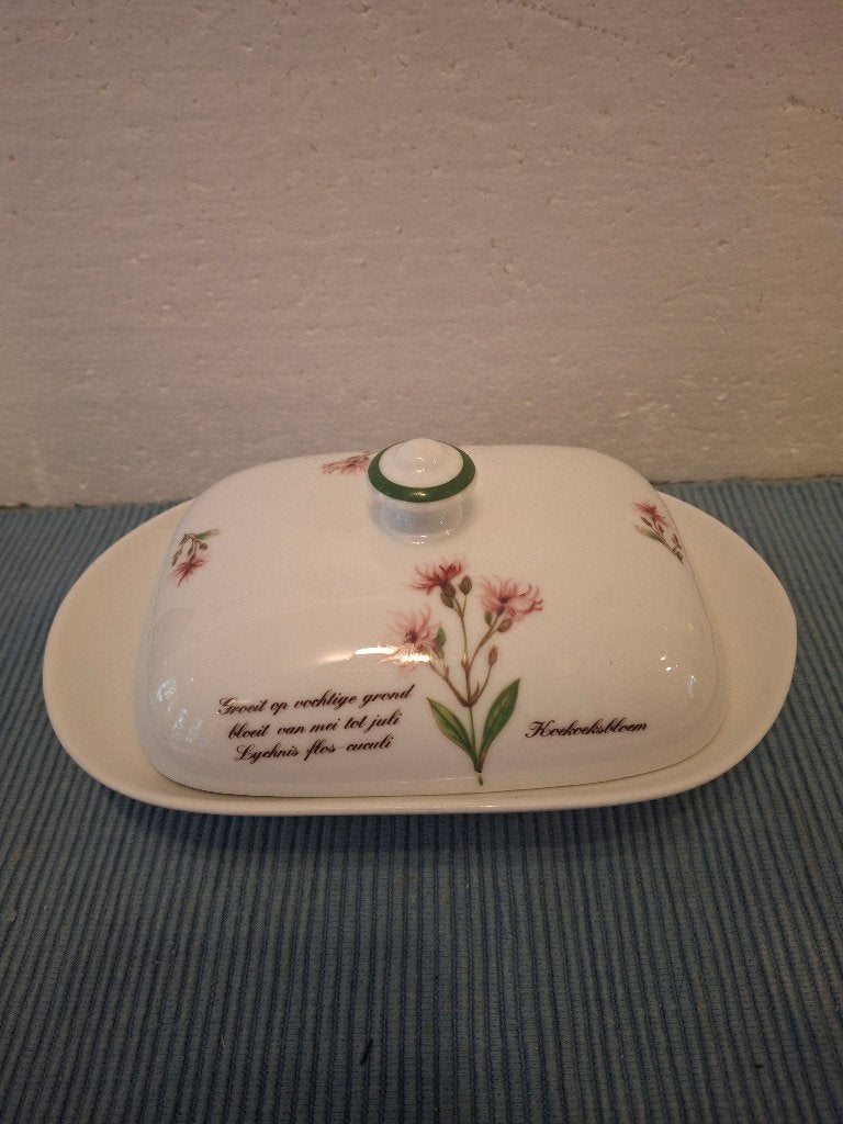 Marjolein Bastin (Libelle) mooie porseleinen botervloot, Ophalen of Verzenden