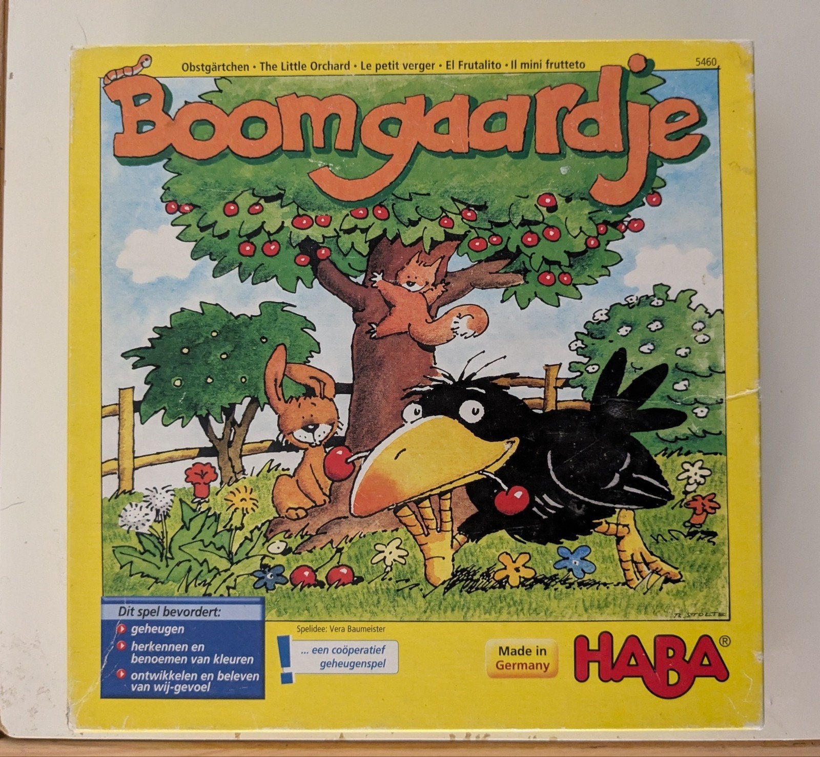 HABA Boomgaardje, Hobby en Vrije tijd, Gezelschapsspellen | Bordspellen, Een of twee spelers, Ophalen of Verzenden, Gebruikt, HABA