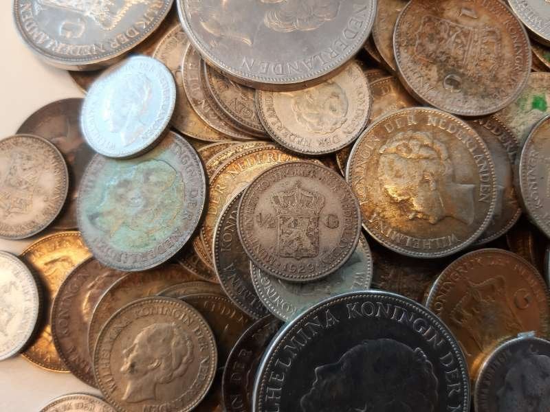 Nederland 1 kilo zilveren 10 guldenmunten 1970 en 1973, Postzegels en Munten, Ophalen of Verzenden, Koningin Juliana, 10 gulden