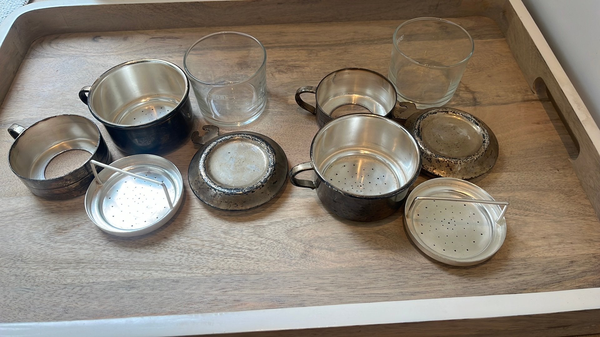 Vintage Duro-Bor Koffiezetters - Set van 2, Ophalen of Verzenden