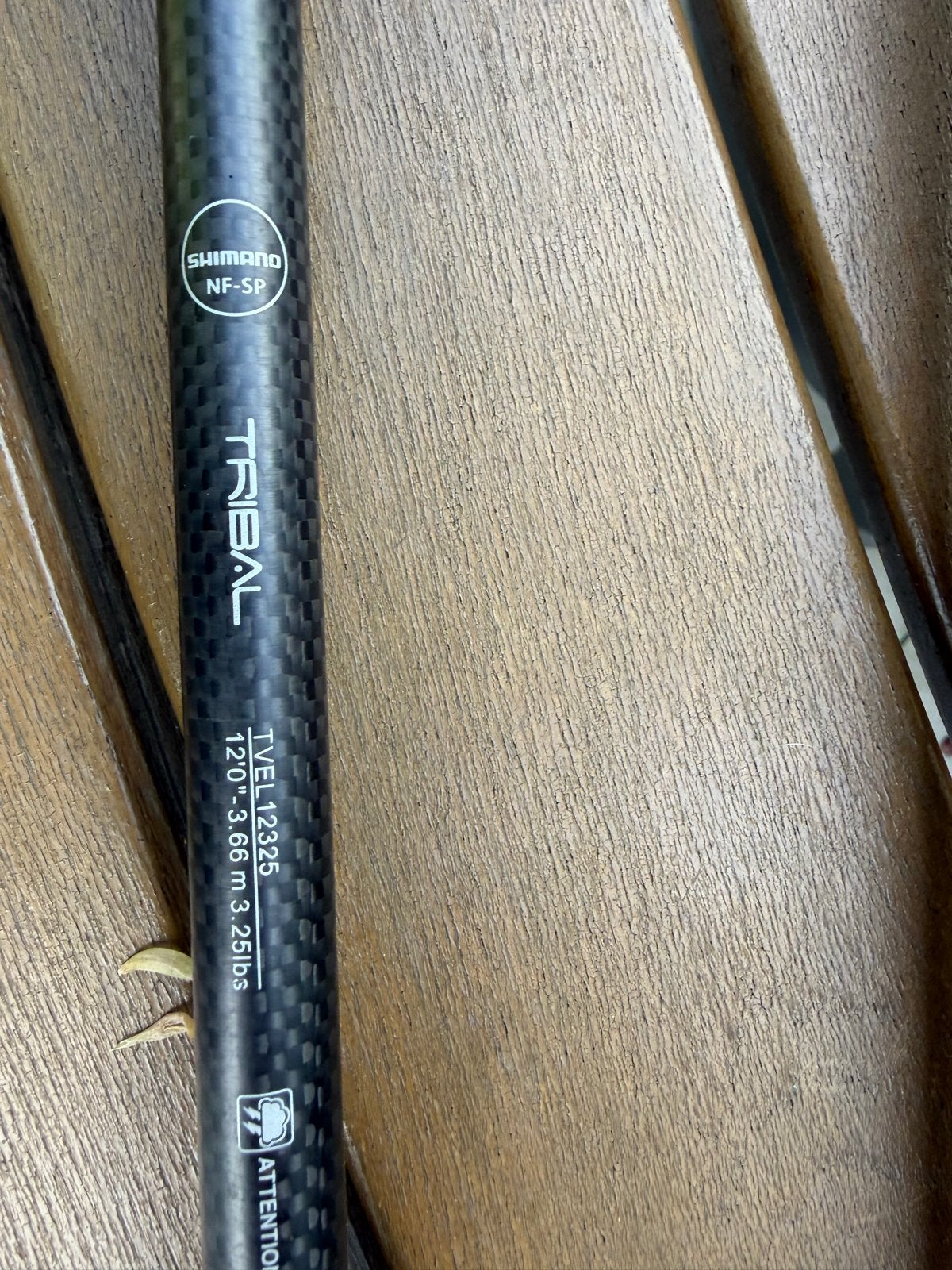 Shimano Tribal Velocity 12ft 3.25lb karperhengels (3 stuks), Ophalen, Gebruikt, Werphengel
