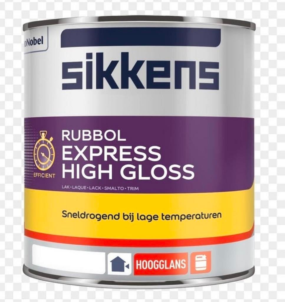 Sikkens Rubbol Express RAL6009 dennengroen Hoogglans Lak 1 l, Ophalen, Nieuw, Wit, Lak