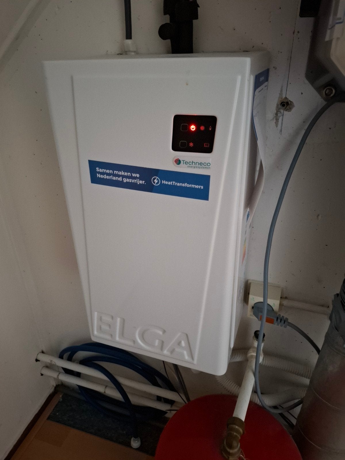 Hybride warmtepomp Elga Ace incl. CV ketel., Doe-het-zelf en Verbouw, Verwarming en Radiatoren, Ophalen, 30 tot 80 cm, Overige typen