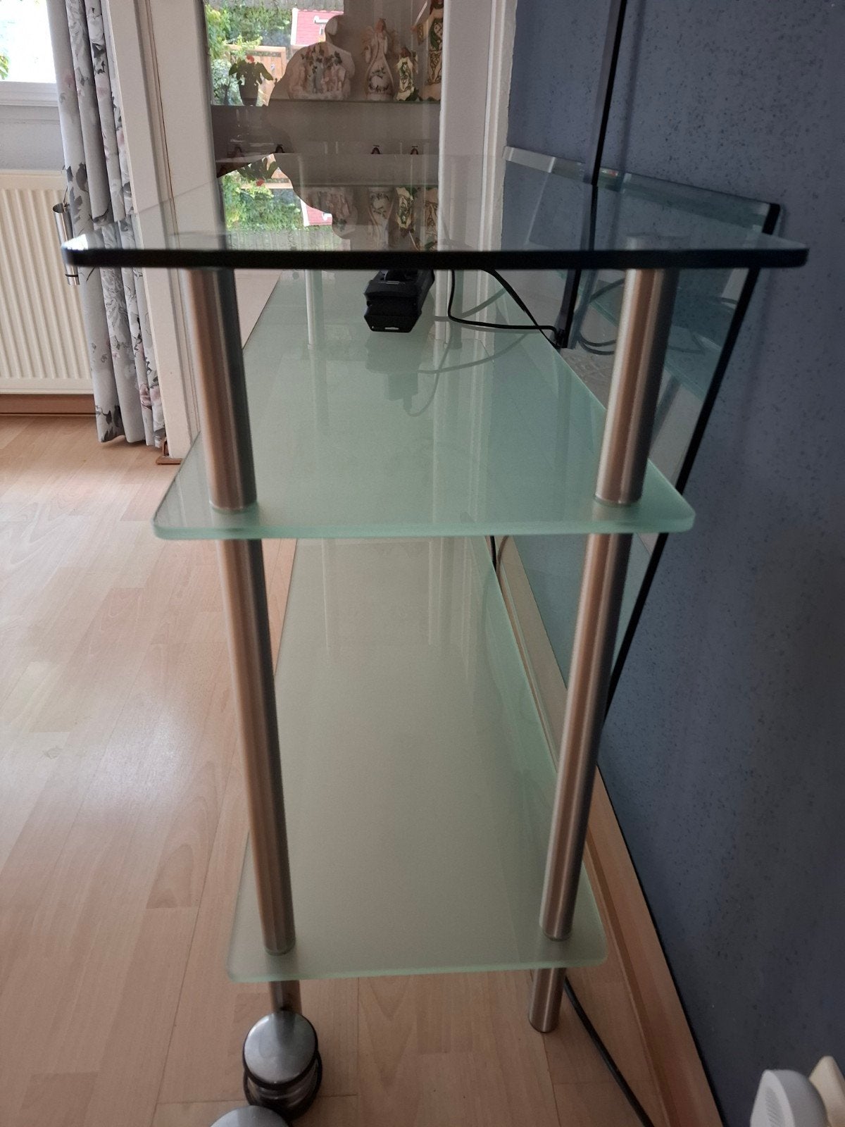 side-table, Ophalen, Gebruikt, 100 tot 150 cm, Glas
