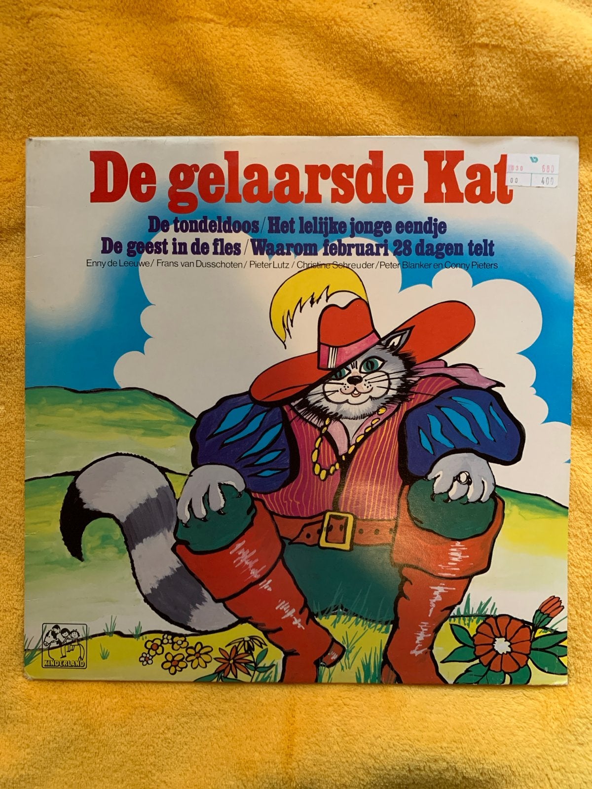 De Gelaarsde Kat - Sprookjes en Verhalen LP (1979), Ophalen of Verzenden, Zo goed als nieuw, 12 inch, Verhaal of Sprookje